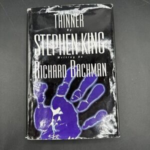 Thinner by Stephen King Writing As Richard Bachman Hardcover Signet Edition